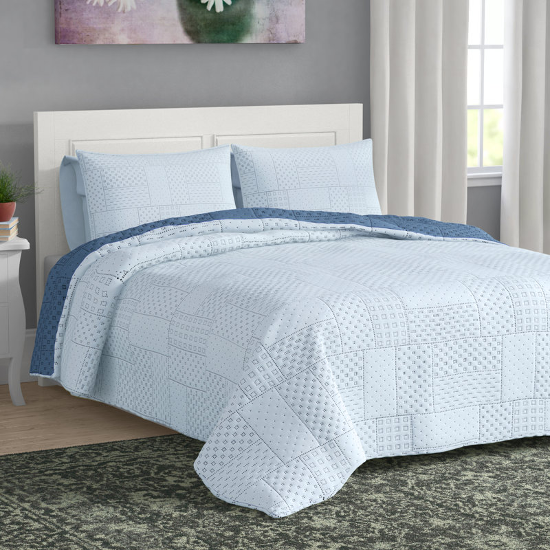 Winston Porter Mcauley 3 Piece Reversible Quilt Set & Reviews Wayfair